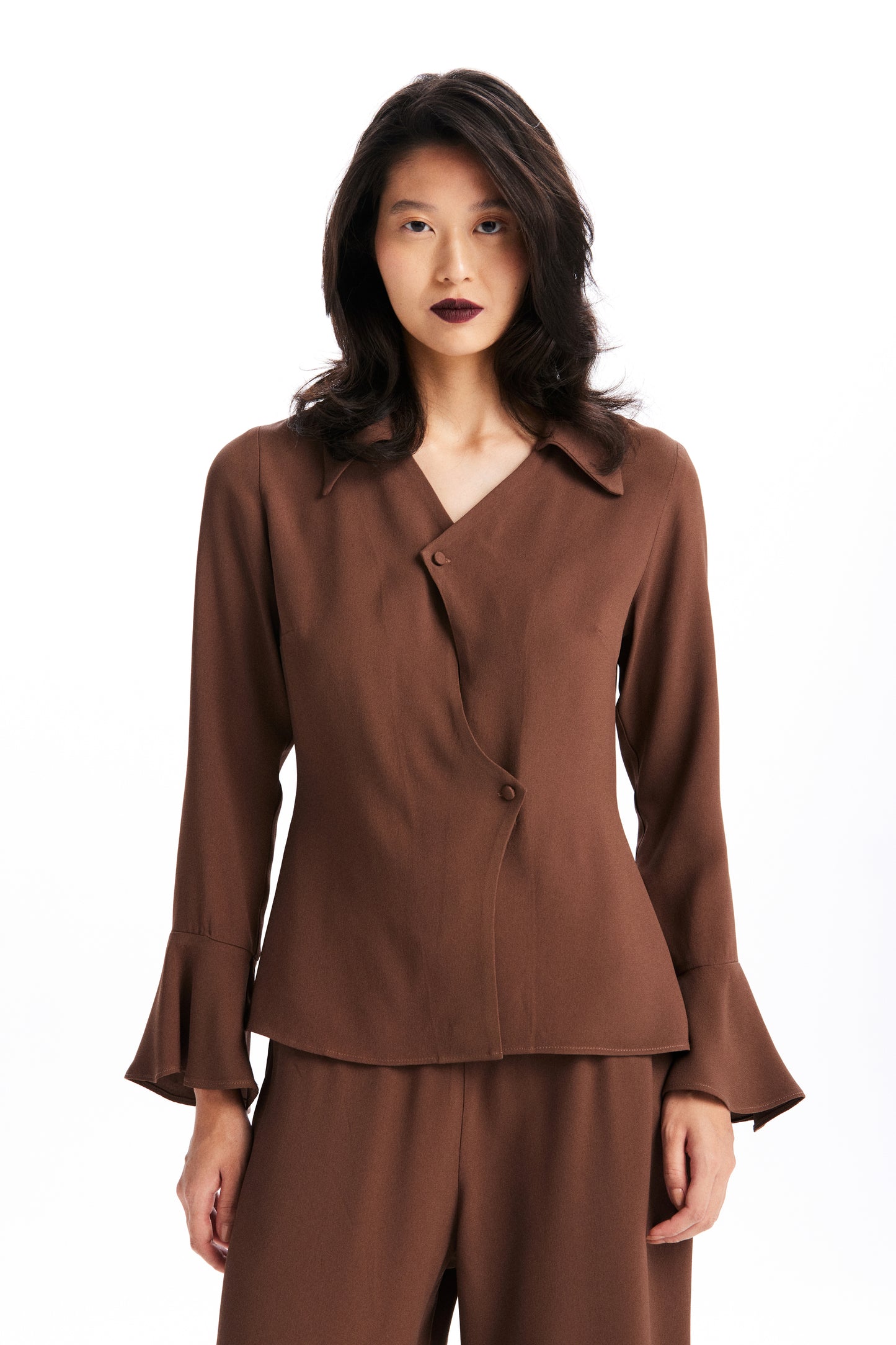 Camisa Disco Marrom