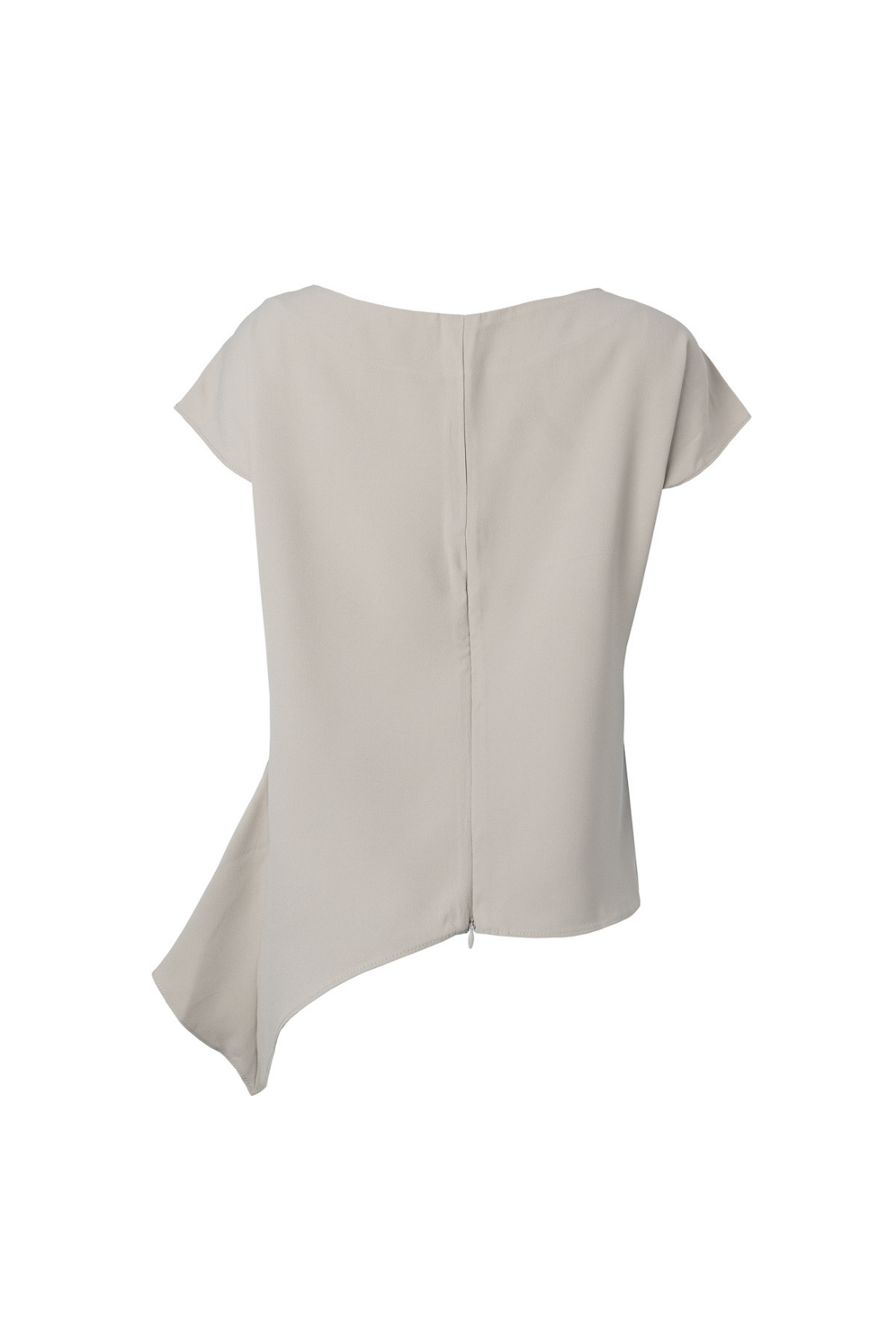 Blusa Iara Crepe Cinza