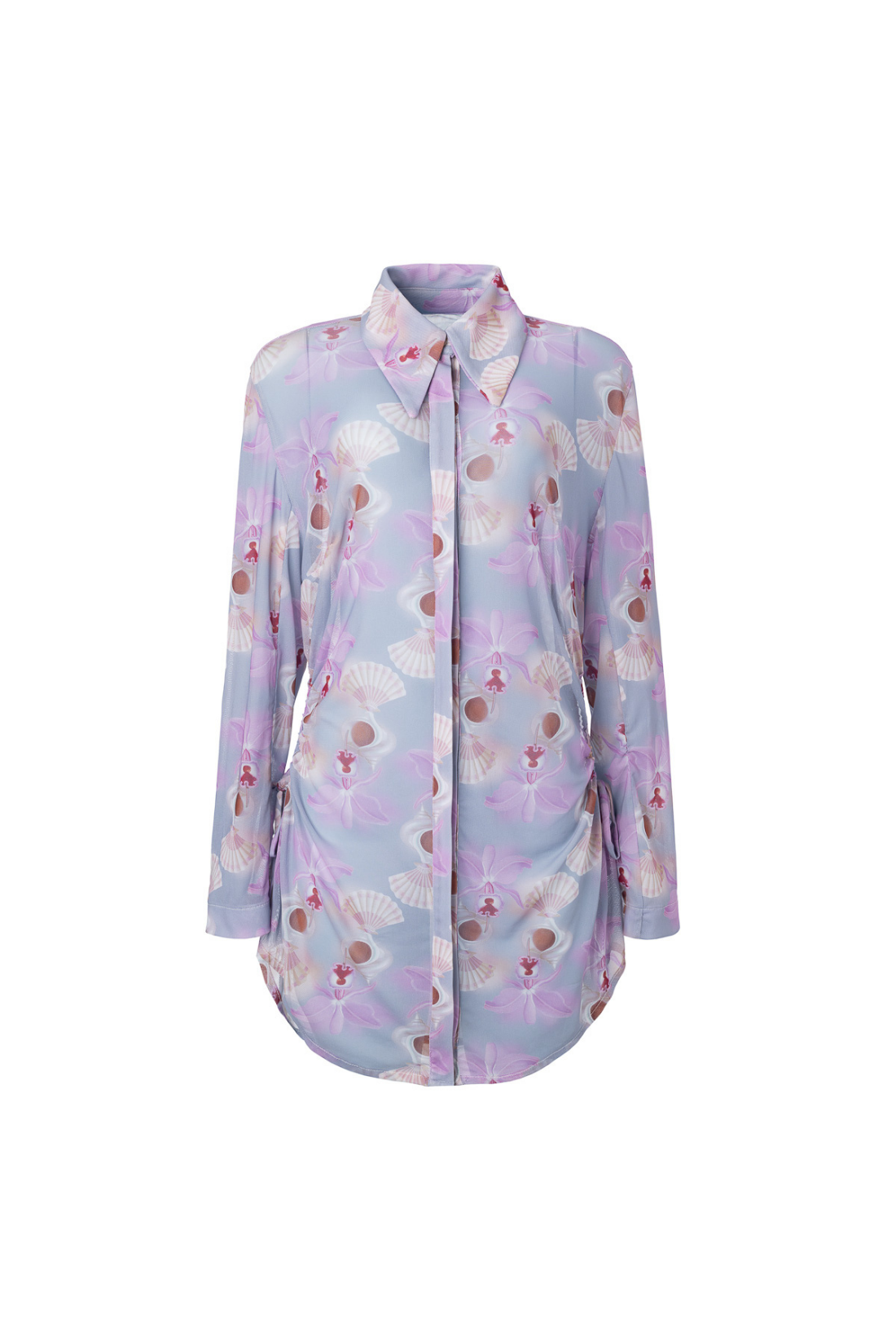 Camisa Ariel Tule Estampado