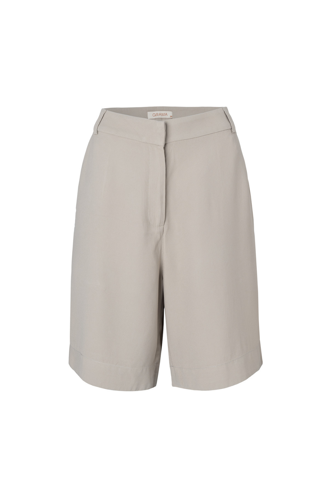 Bermuda Iara Crepe Cinza