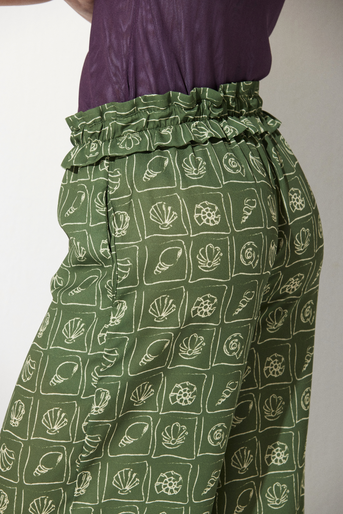 Calça Mira Crepe Estampado