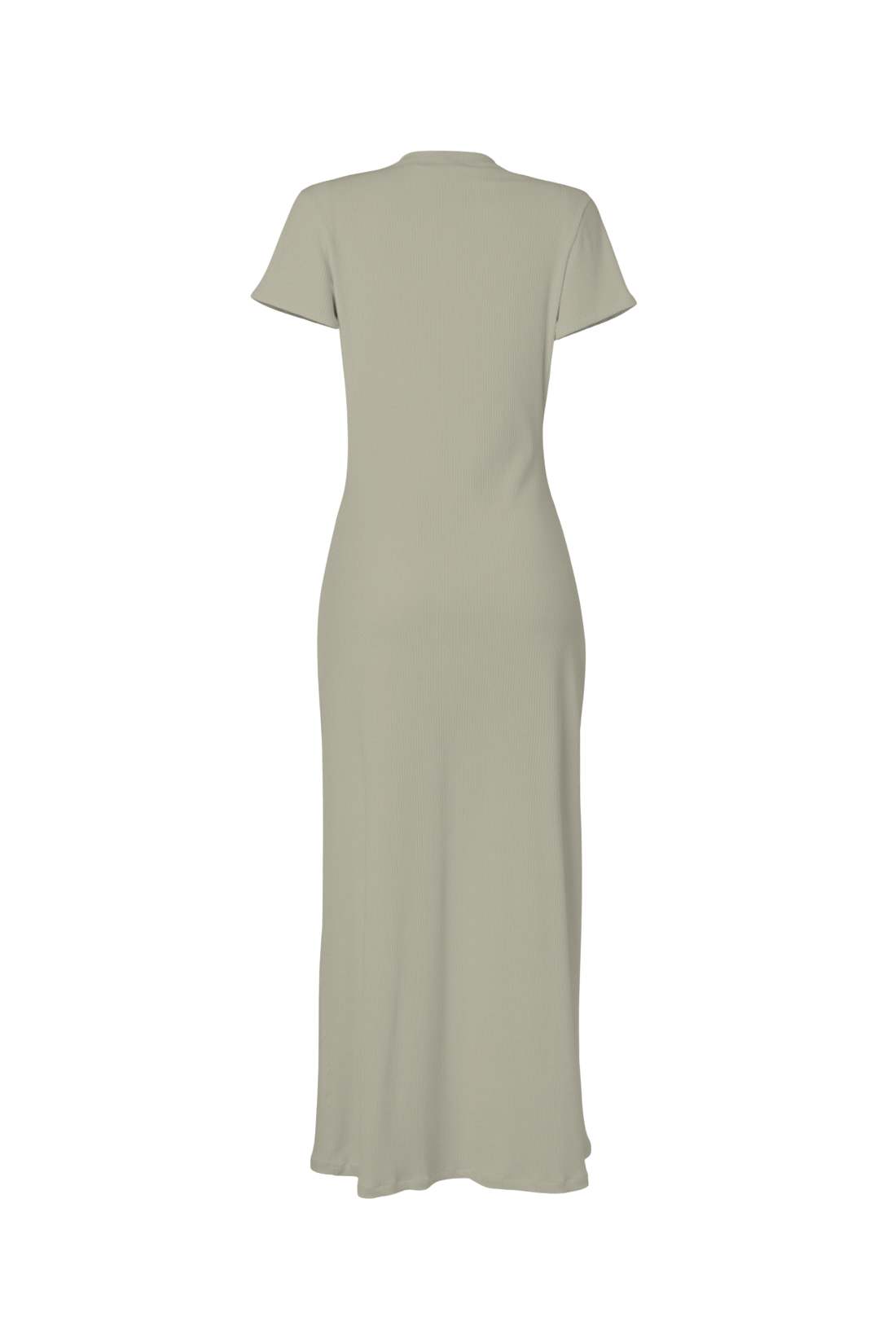 Vestido Canelado Robin Verde Musgo
