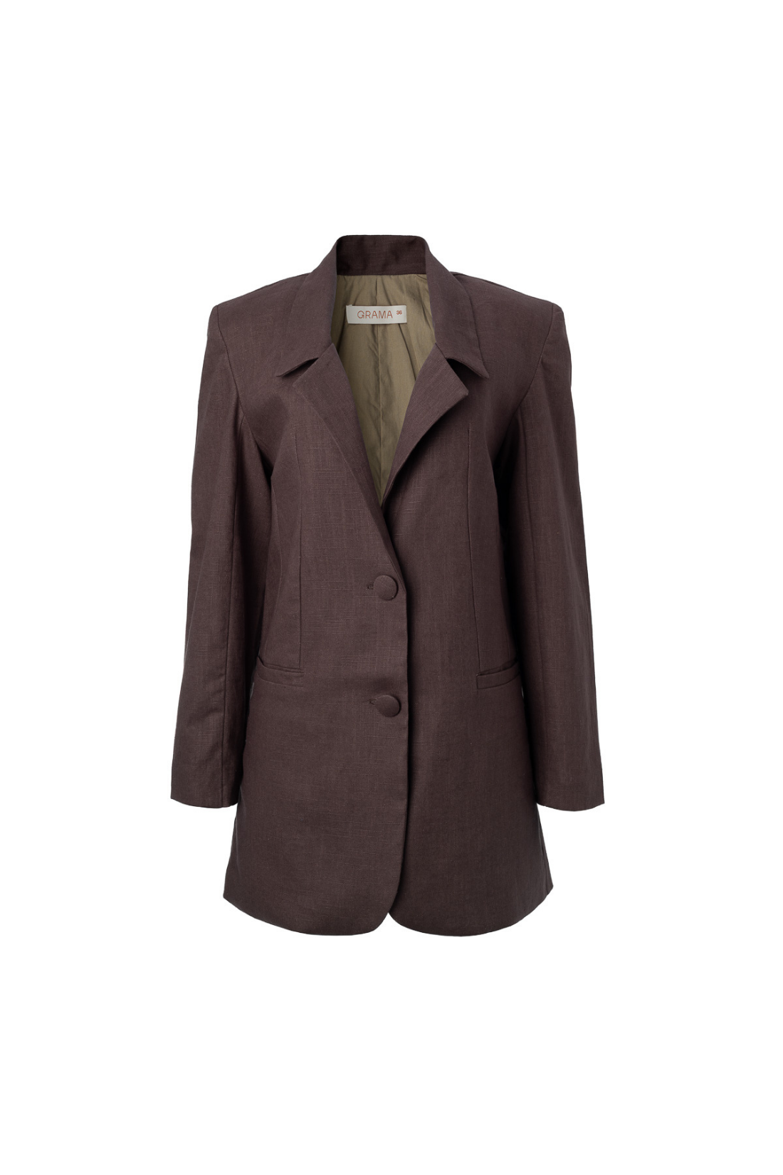 Blazer Nori Uva Linho 100%