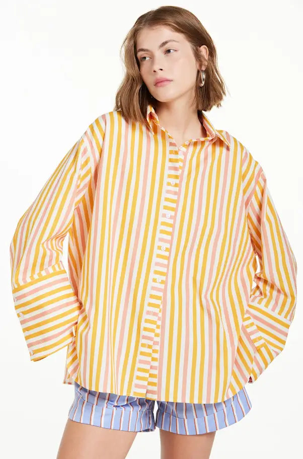 Camisa Luna Listra Laranja