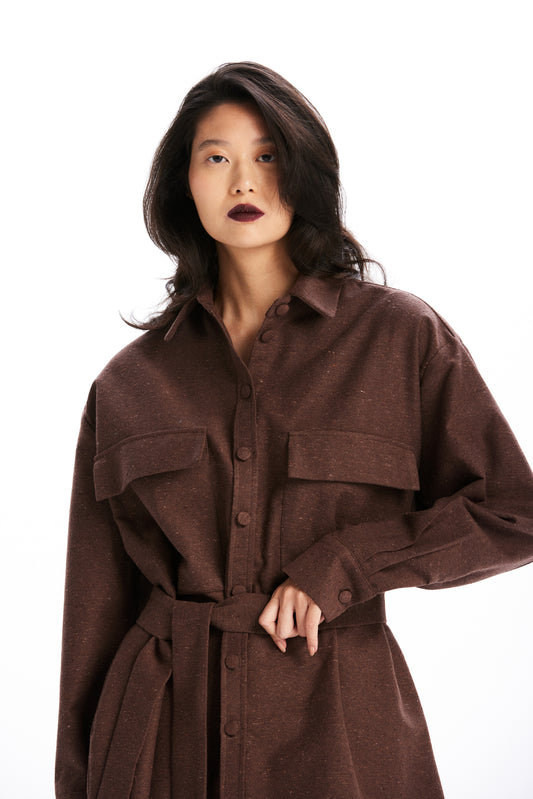 Camisa Bianca Marrom