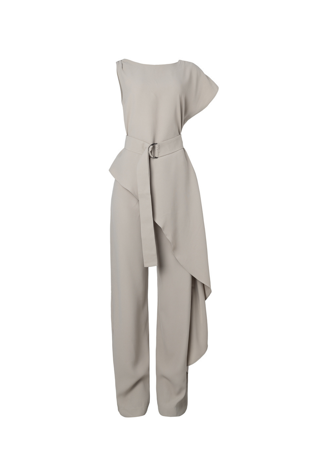 Macacão Iara Crepe Cinza