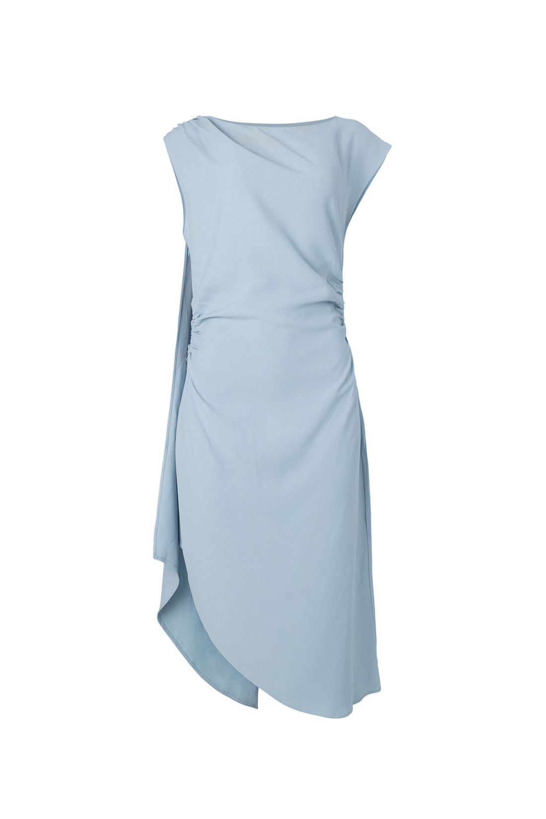 Vestido Iara Crepe Azul