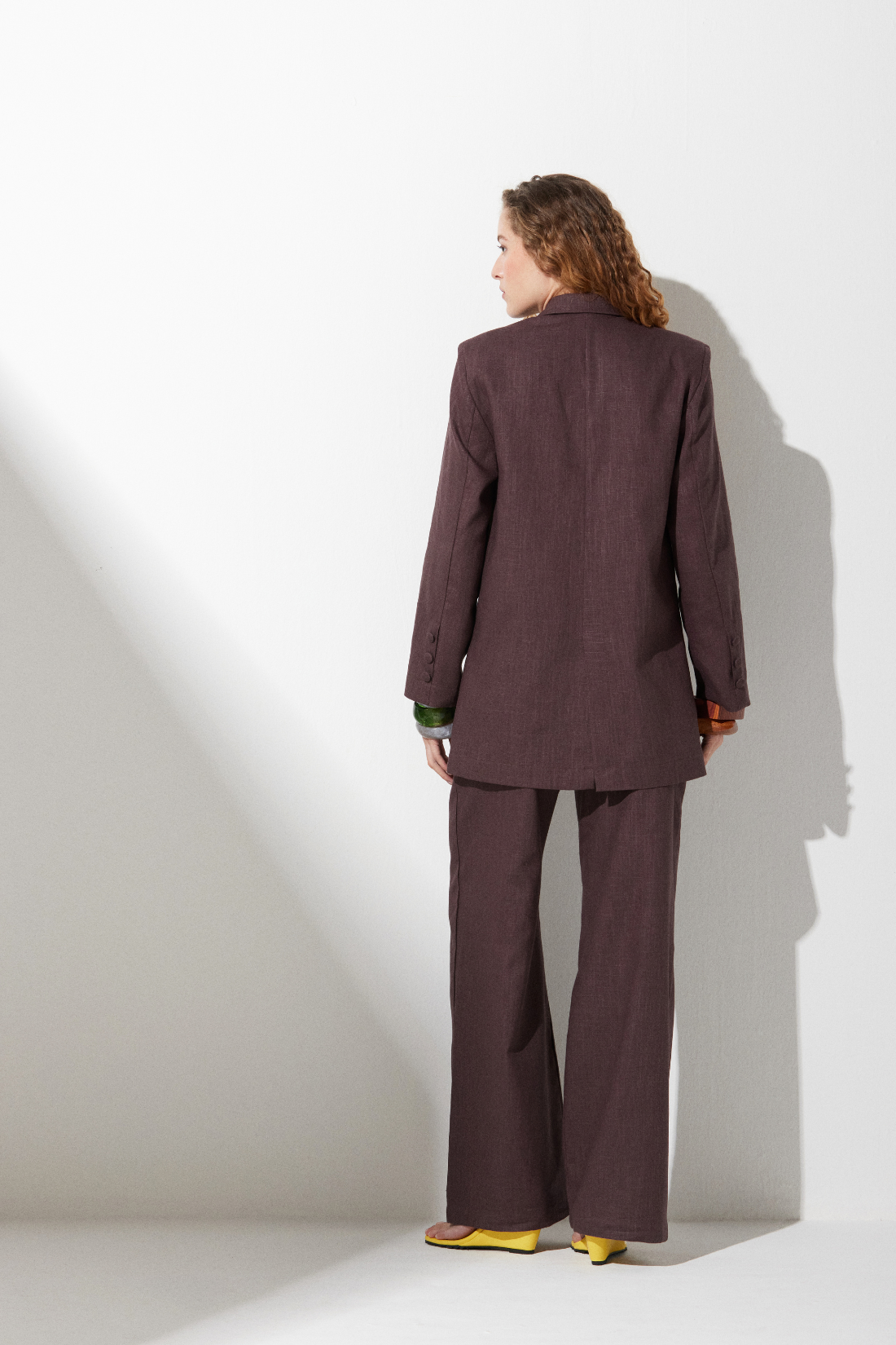 Blazer Nori Uva Linho 100%