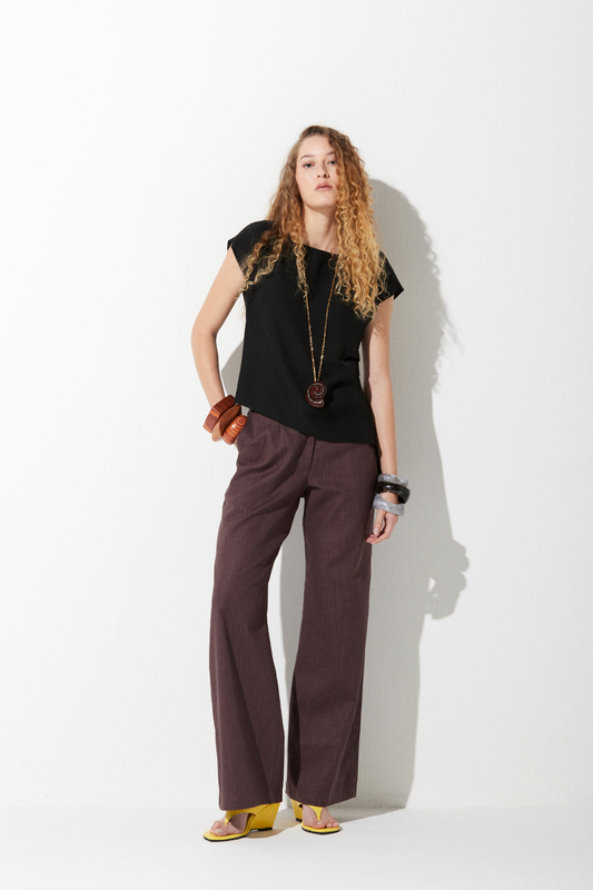 Blusa Iara Crepe Preto