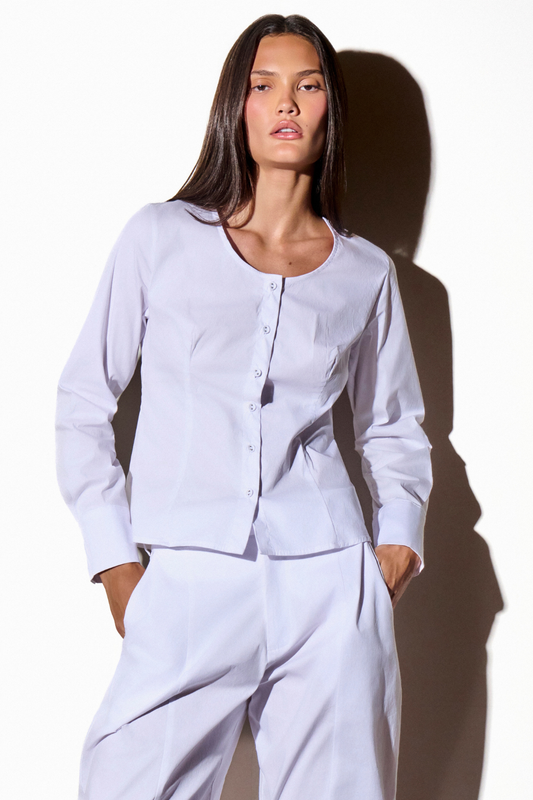 Camisa Júlia Algodão Branco