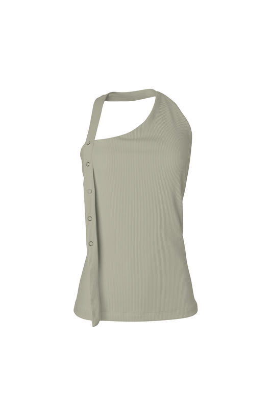 Blusa Canelada Robin Verde Musgo