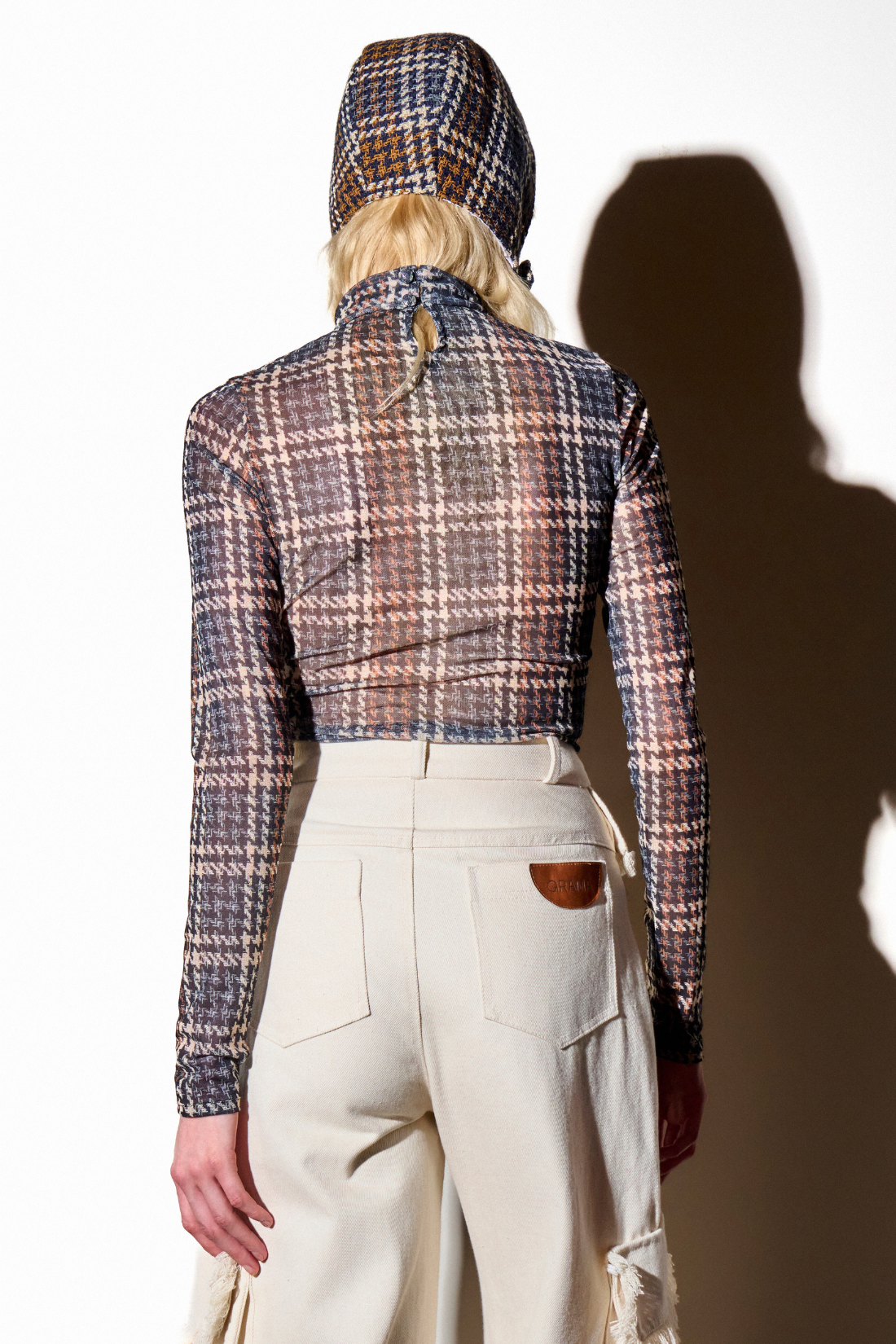 Blusa Tule Agnes Xadrez