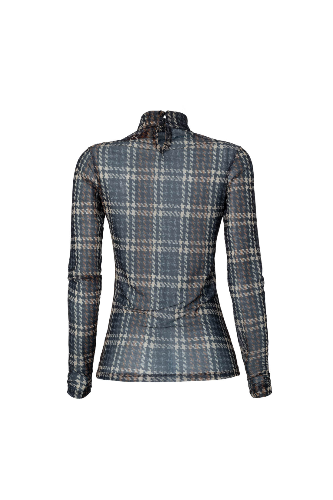 Blusa Tule Agnes Xadrez