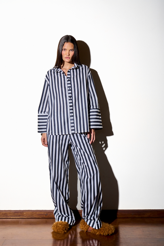 Calça Luna Listra P&B