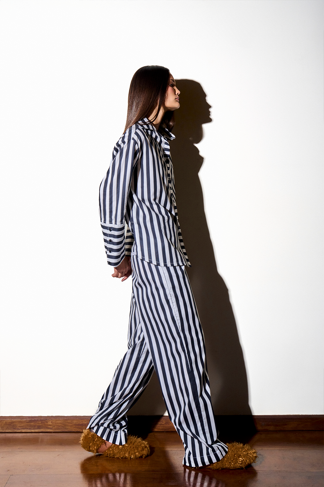 Calça Luna Listra P&B