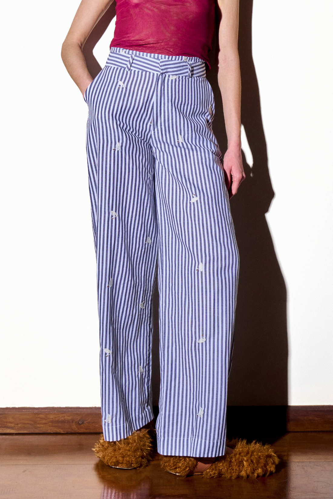 Calça Luna Bordado Cisne