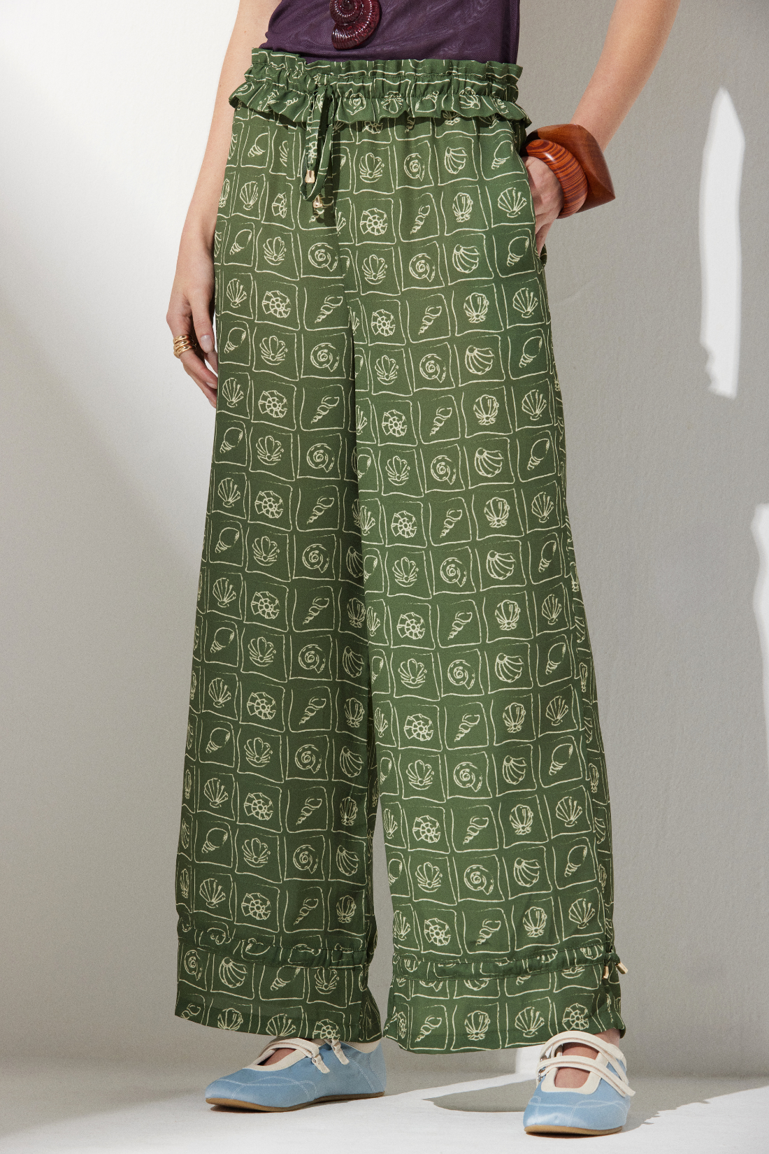 Calça Mira Crepe Estampado
