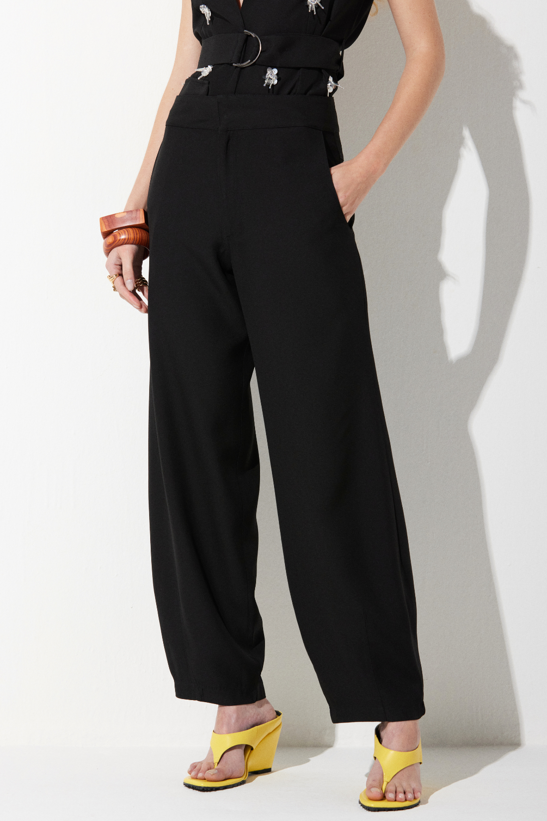 Calca Iara Crepe Preto