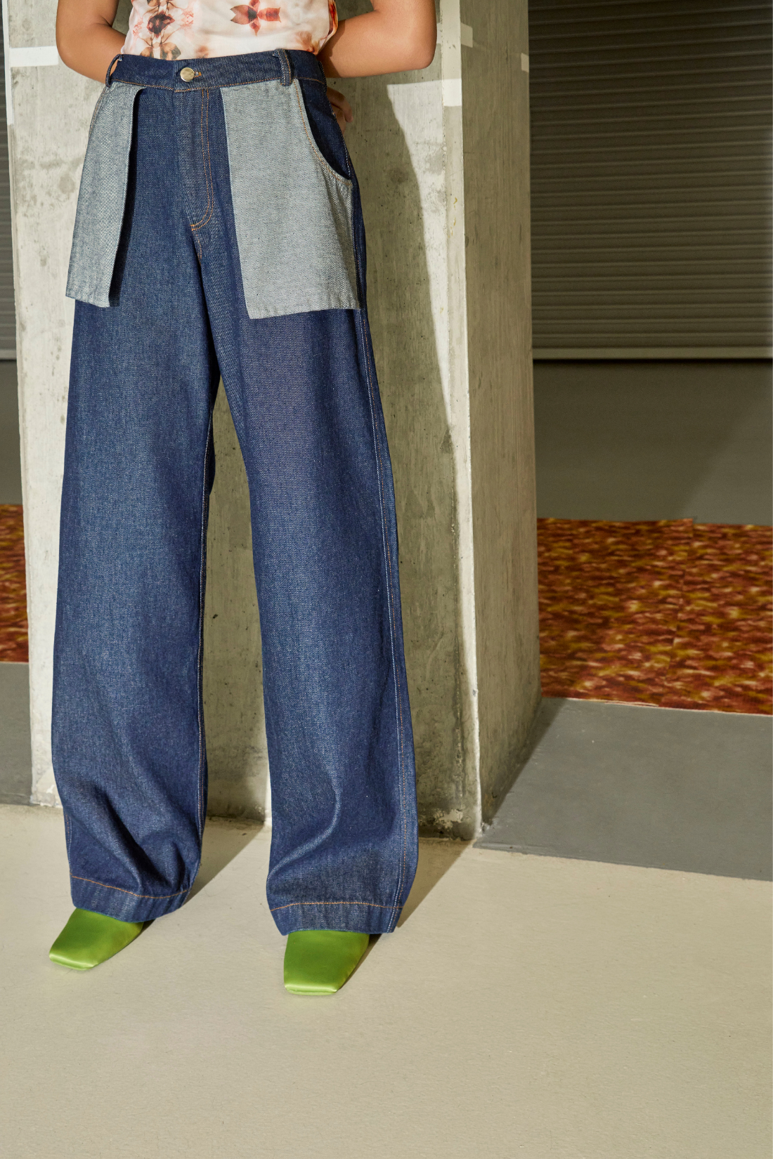 CALÇA LAURA MIX DENIM