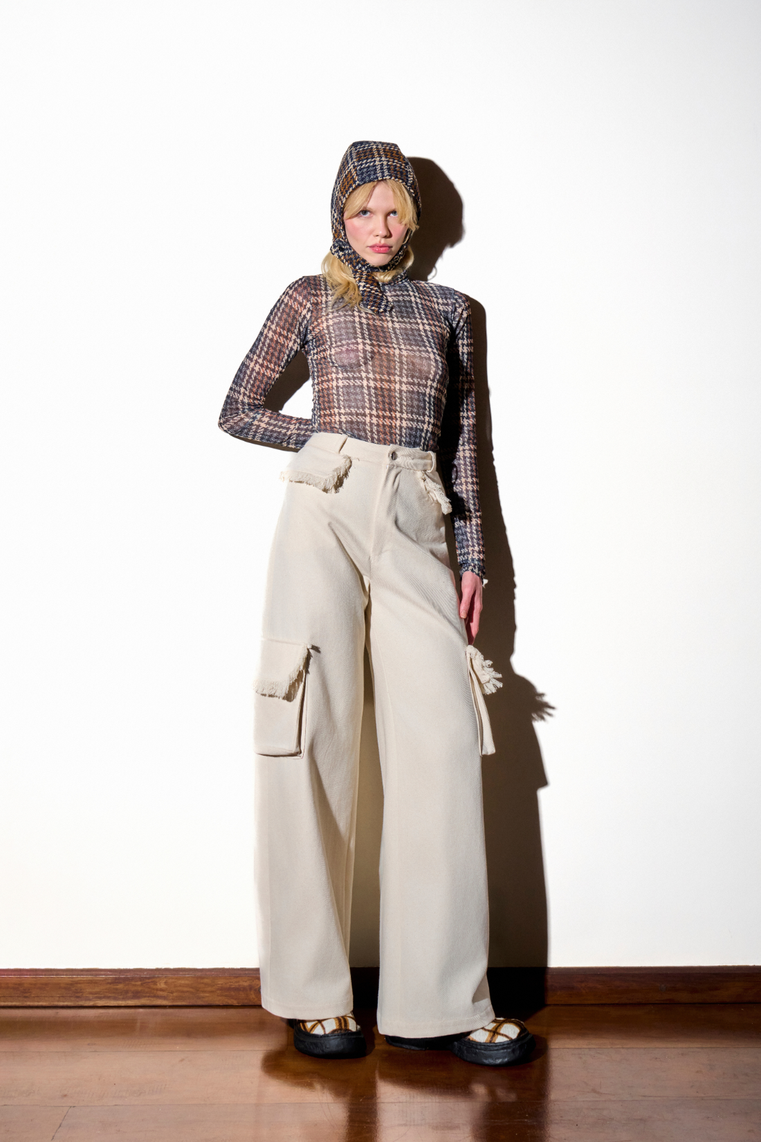 Calça Robin Sarja Cru