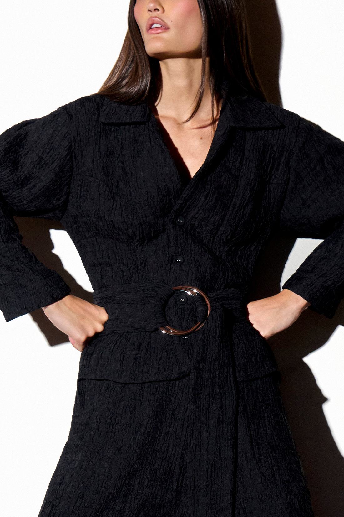 Camisa Plissada Lyra