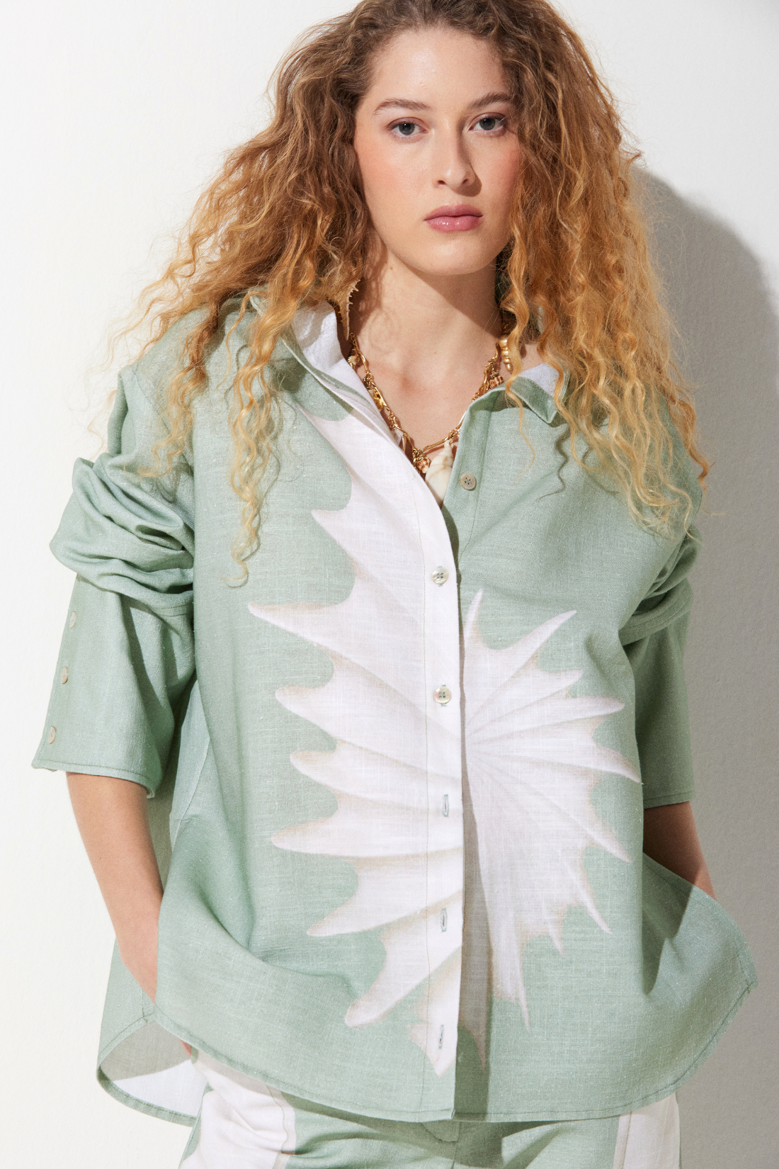 Camisa Luna Linho 100%