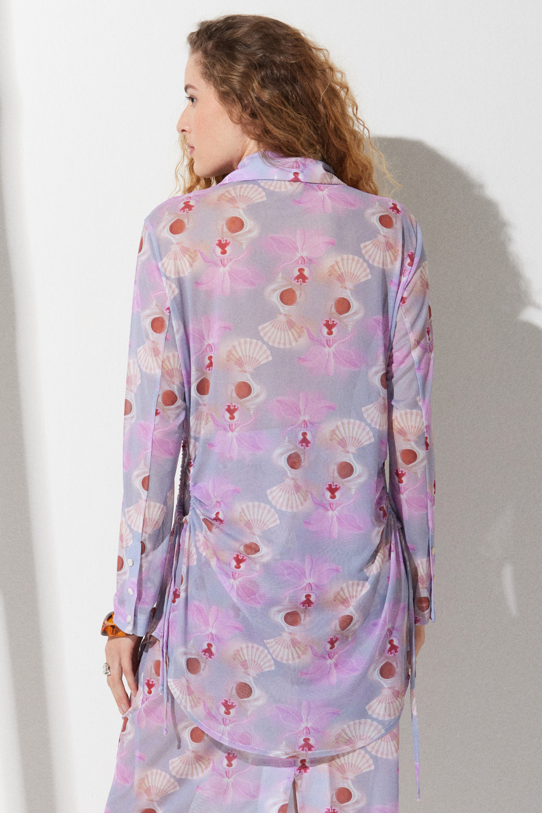Camisa Ariel Tule Estampado