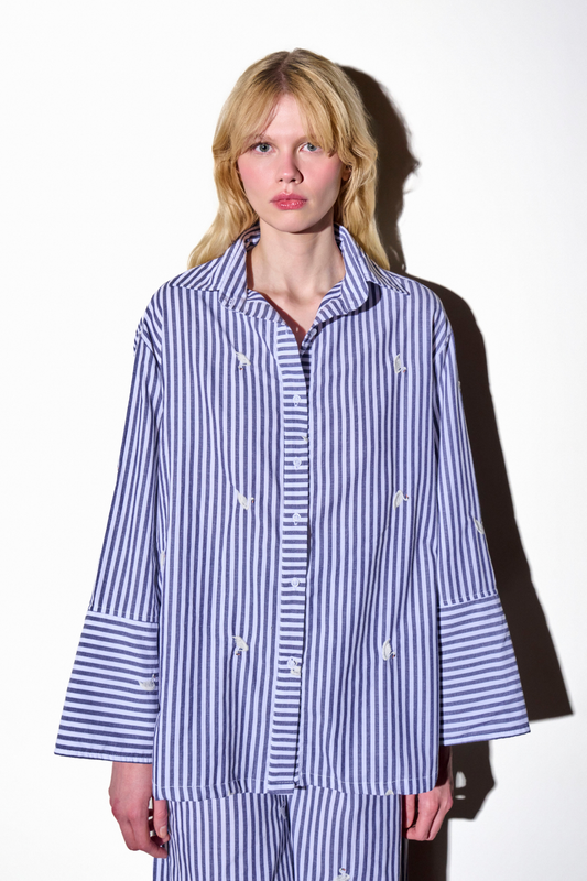 Camisa Luna Bordado Cisne
