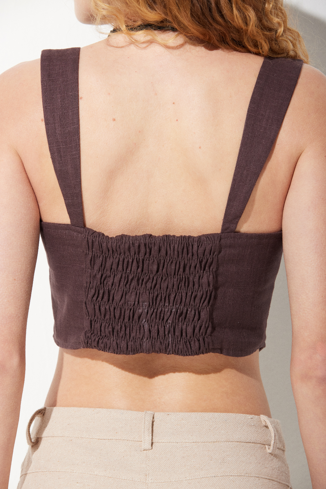 Corselet Nori Uva Linho 100%