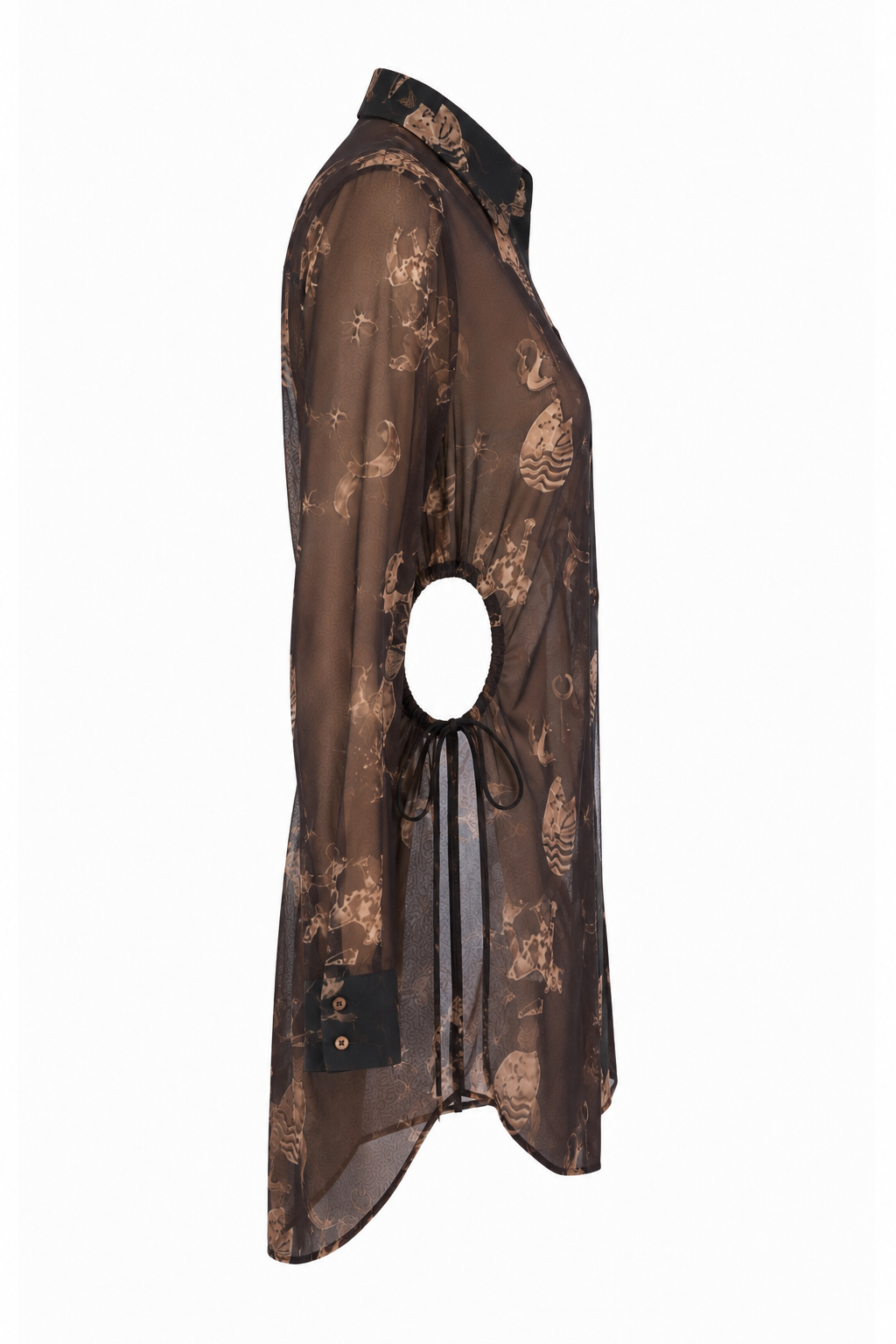 CAMISA ARIEL ELEMENTOS MARROM