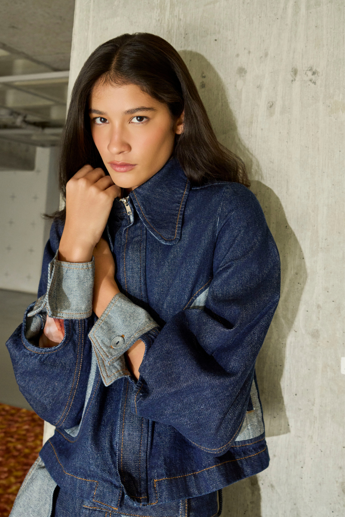 JAQUETA CANYON MIX DENIM