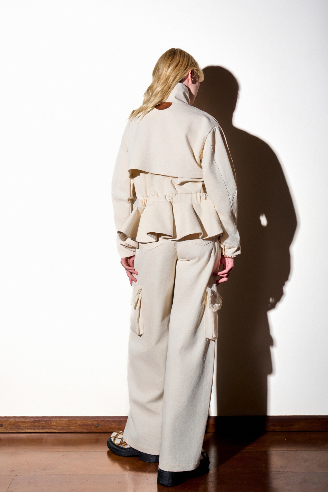 Jaqueta Olga Sarja Cru