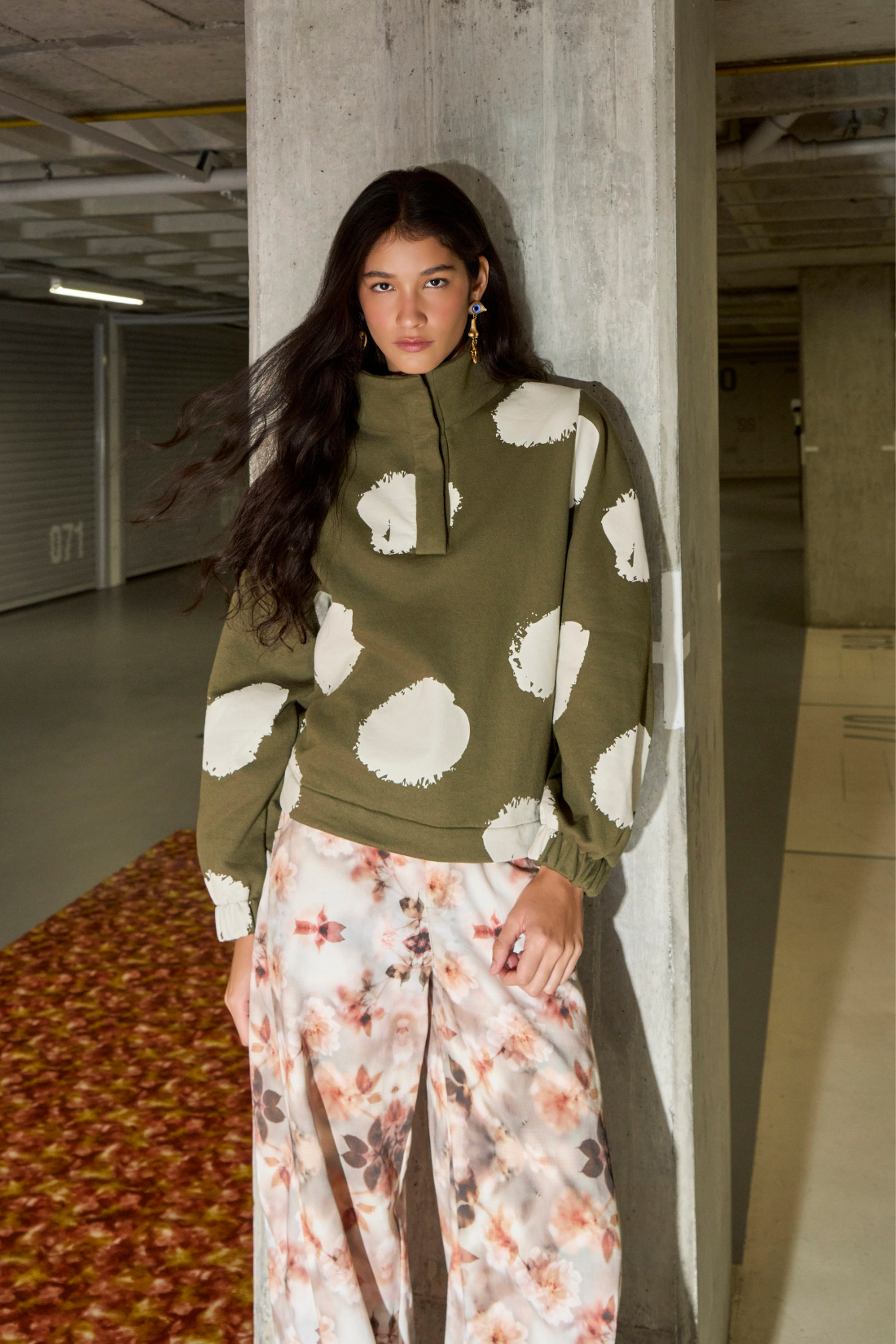 MOLETOM OLIVIA MILITAR