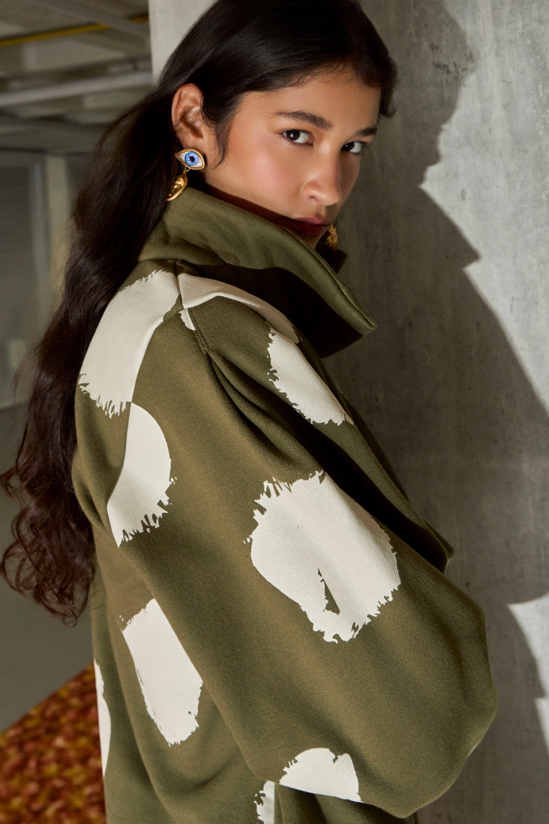 MOLETOM OLIVIA MILITAR