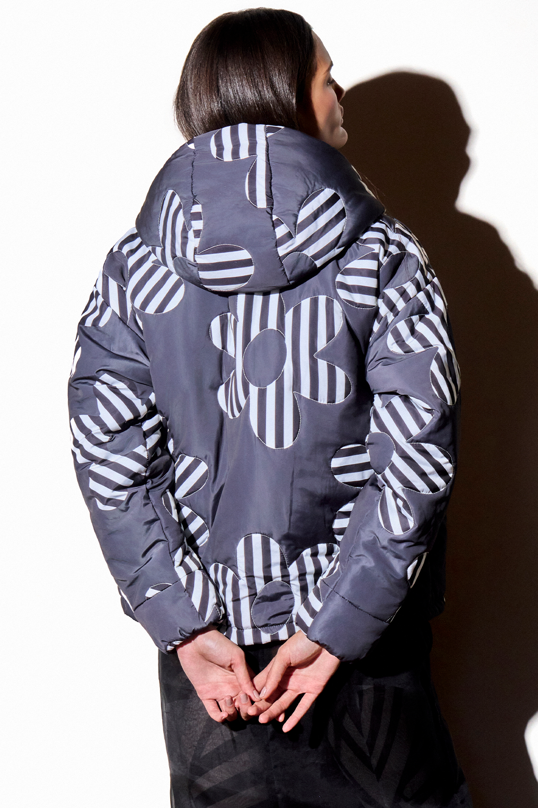 Jaqueta Puffer Corine Listra P&B