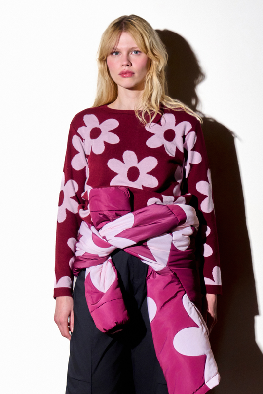Pull Corine Vinho/Pink