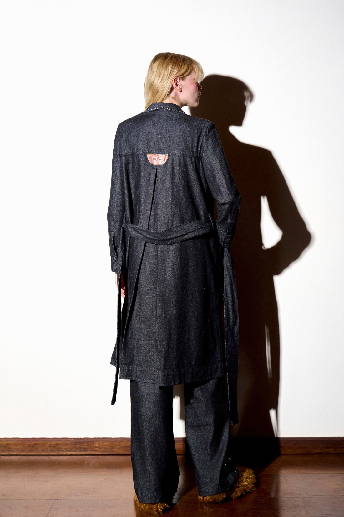 Trench Coat Sofia Black Denim