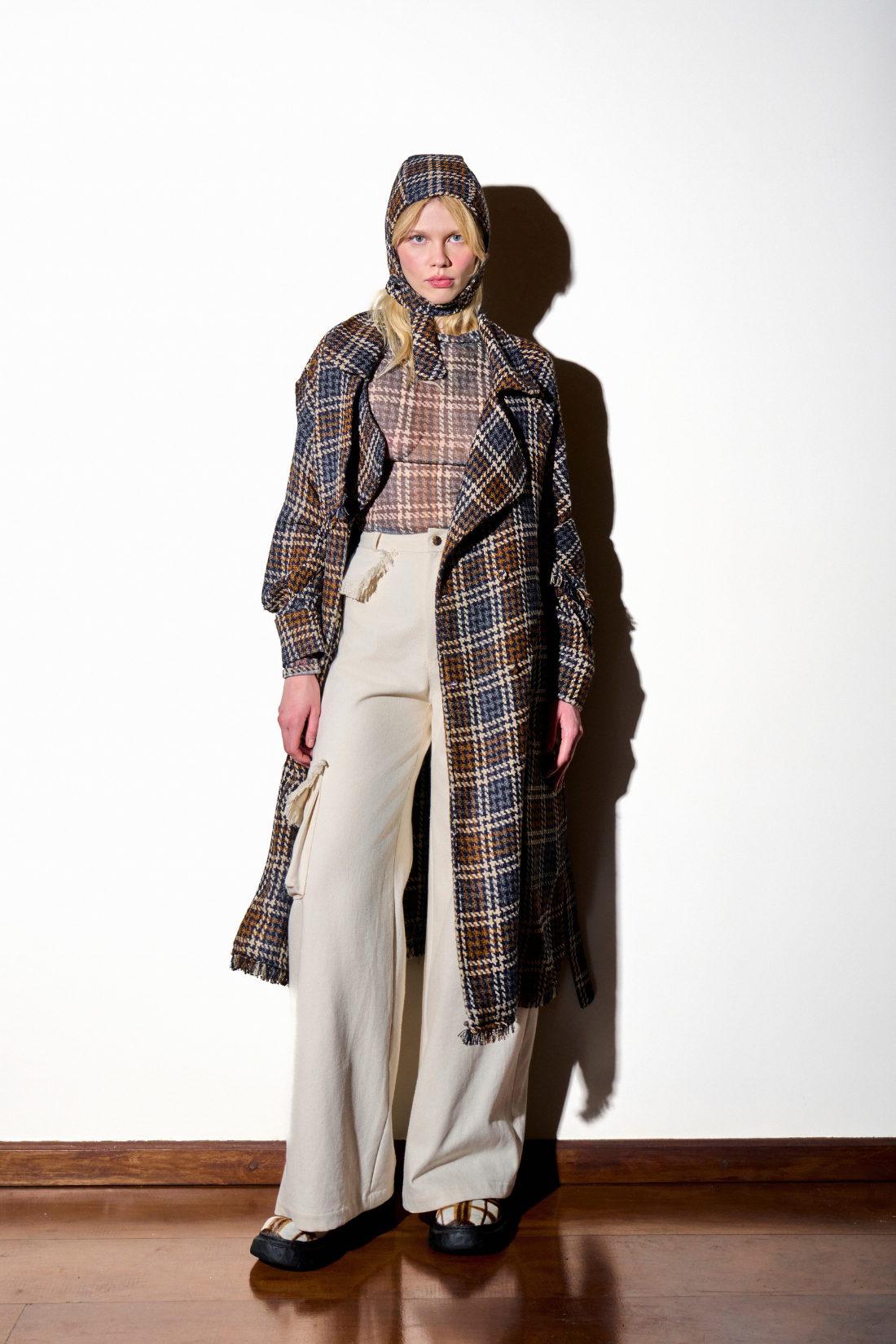Trench Coat Agnes Xadrez