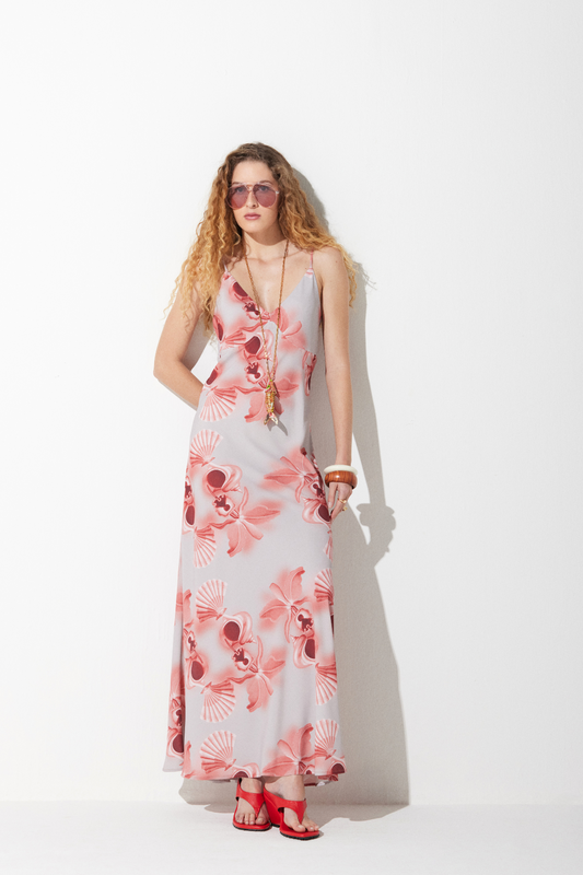 Vestido Helena Slip Dress Estampado