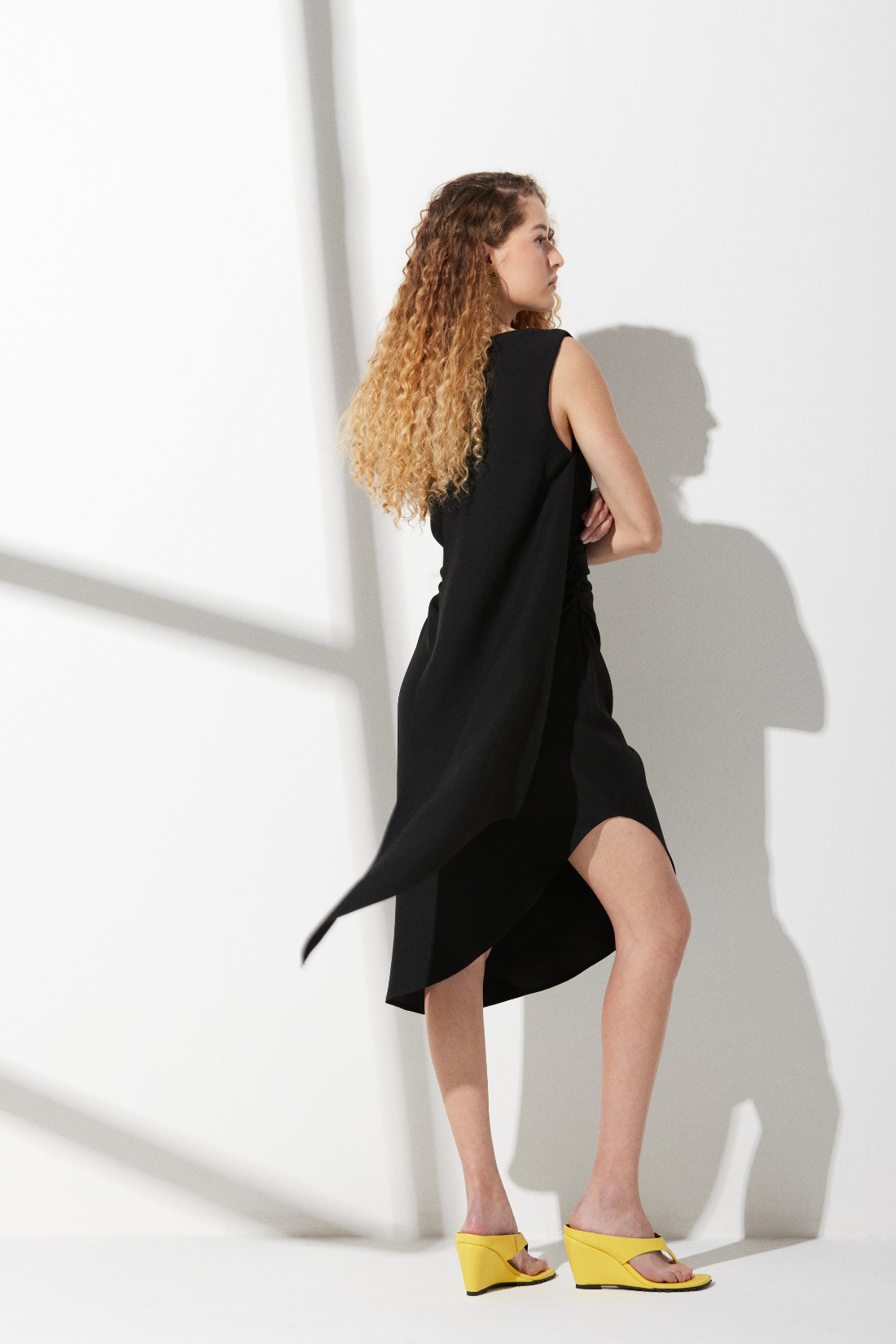 Vestido Iara Crepe Preto