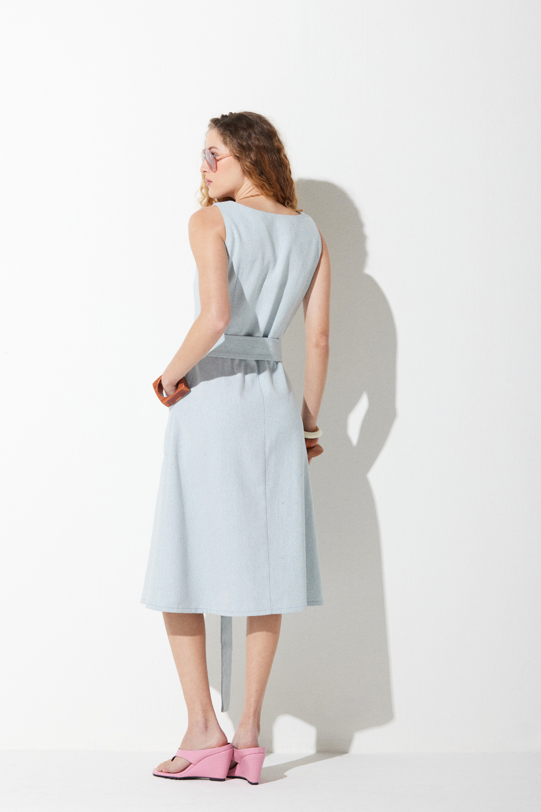 Vestido Nalu Sarja Azul