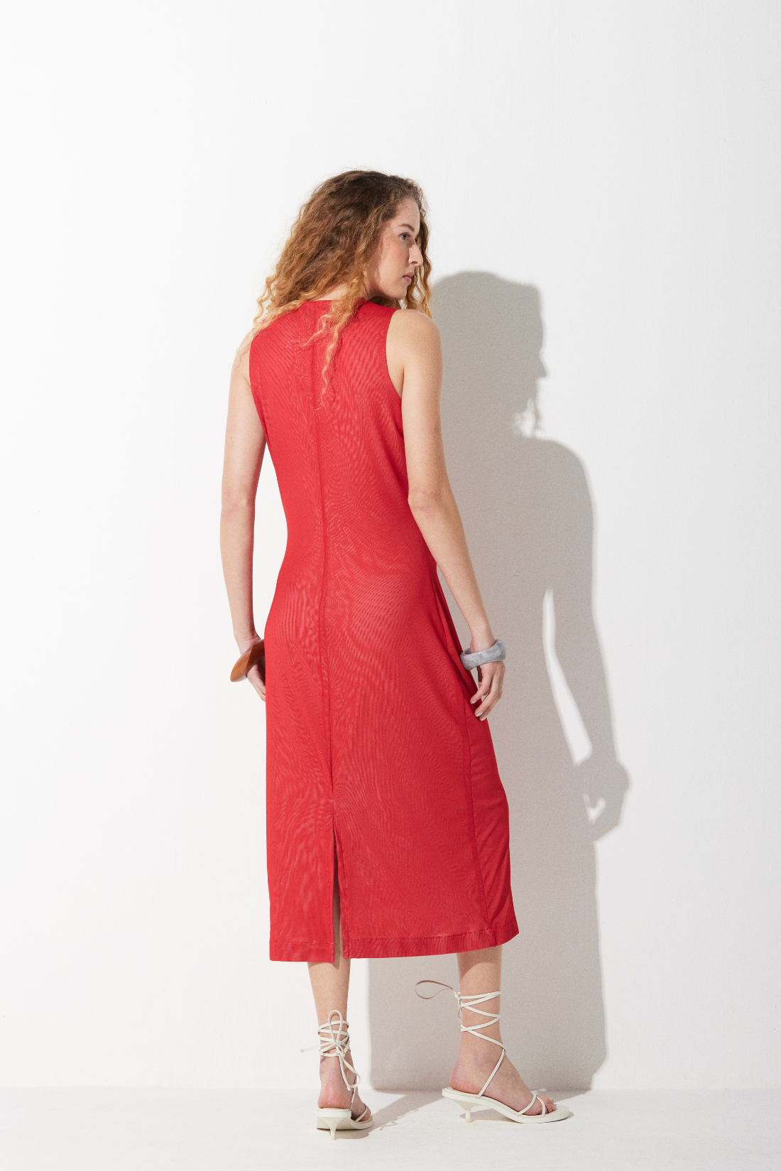 Vestido Sam Tule Vermelho