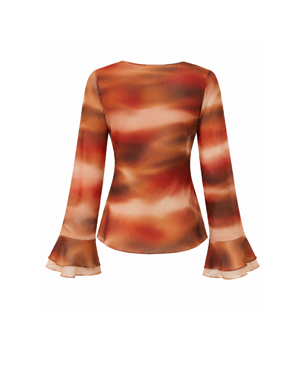BLUSA AMARRACAO CREPE AURA